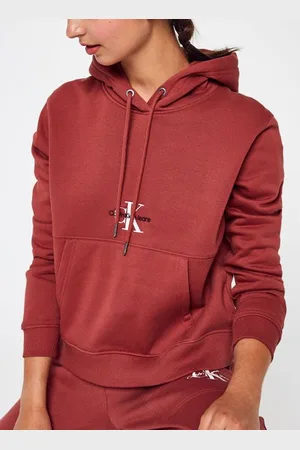 Calvin Klein Monogram Logo Hoodie Femme