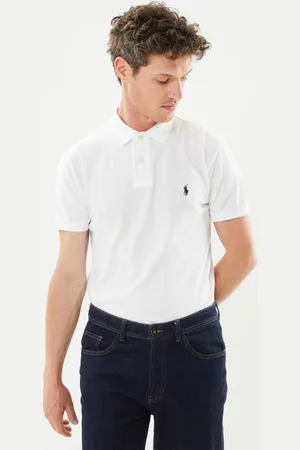 Ralph Lauren Polo cintré en coton piqué 710548797