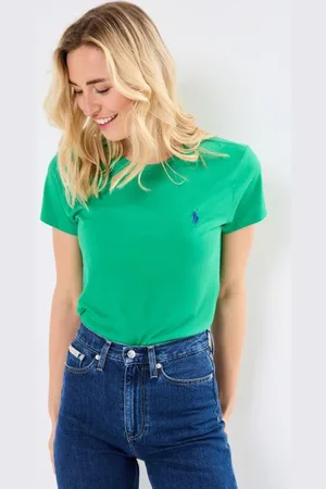 Ralph Lauren T-shirt col rond jersey de coton