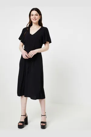 VERO MODA Vmobi Ss Calf Dress Wvn Lcs Ga
