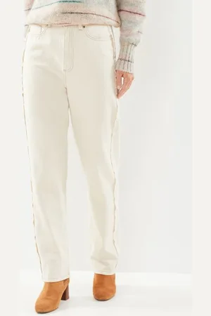 VILA Vikatja Raw Hw Straight Jeans