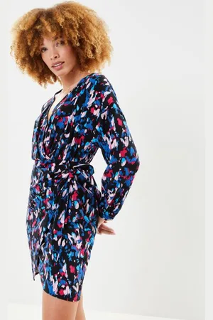 VILA Visaya Era Ls Short Wrap Dress/C27