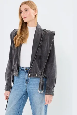 VILA VIMORA LS SHORT DENIM JACKET/ROU