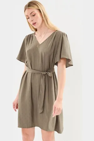 VILA Viyarina V-Neck S/S Short Dress