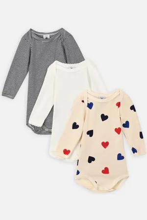 Petit Bateau Bodies Us ML X3