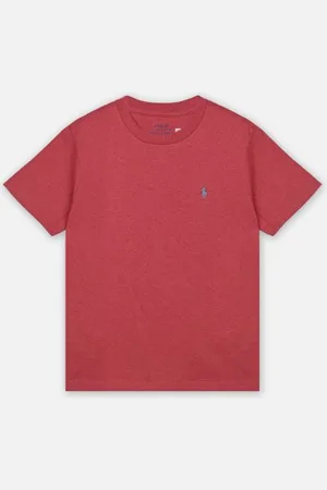 Ralph Lauren NPU T-shirt col rond jersey de coton kids