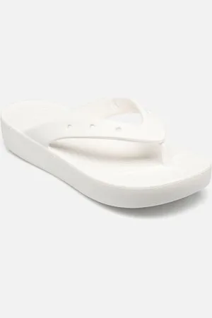 Crocs Classic Platform Flip W Whi
