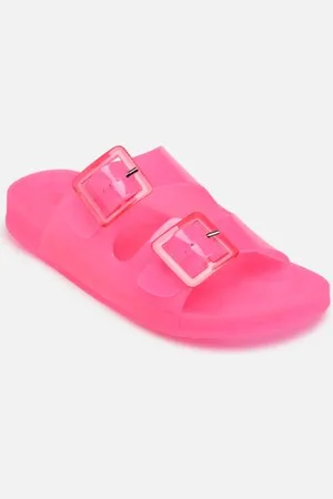 Colors of California Jelly sandal 2 buckles
