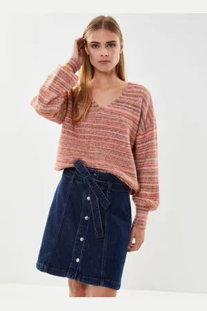 VILA Vikiva Hal165 Hw Belt Denim Skirt