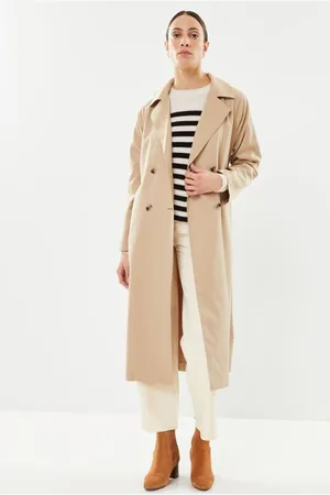 VILA Vijancine L/S Long Trenchcoat - Noos
