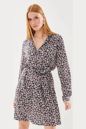 VERO MODA Vmbana L/S Abk Dress Wvn Lcs Ga
