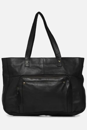 Pieces® Ribs Leather Travel Bag Fc