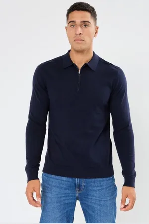 SELECTED Slhberg ls Half Zip Polo Noos