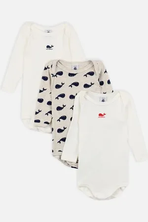 Petit Bateau 3 Bodies US ML A0BG800