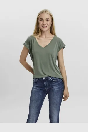 VERO MODA Vmfilli Ss V-Neck Tee Ga Noos