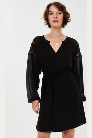 VILA Viura V-Neck L/S Short Dress