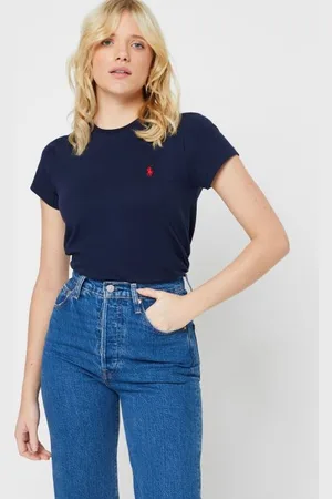 Ralph Lauren T-shirt col rond jersey de coton 211898698