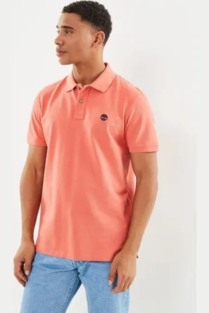 Timberland MLRV Pique Short Sleeve Polo BURNT