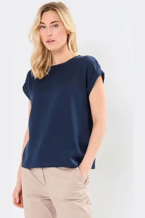 VILA VIELLETTE S/S SATIN TOP - NOOS
