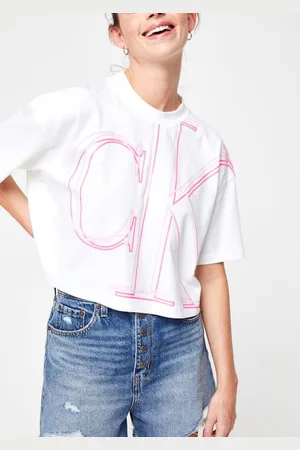 Calvin Klein Illuminated Ck Crop Tee