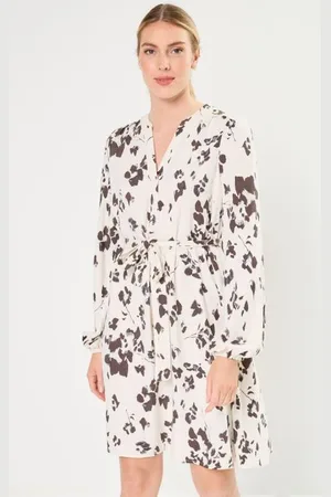 SELECTED Slfviva Ls Aop Short Dress Noos