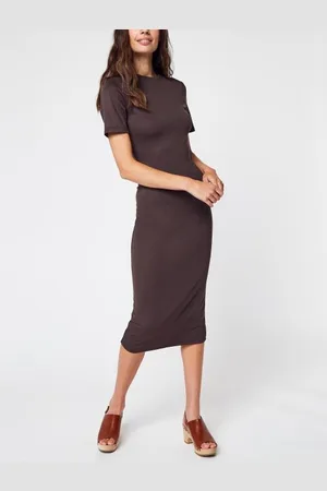 NA-KD Open Back Midi Dress