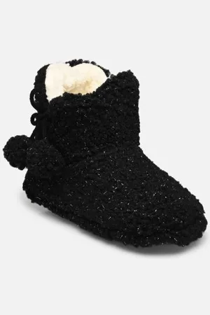 Sarenza Chaussons mouton paillettes