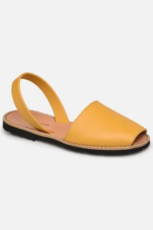 MINORQUINES Avarca Cuir Golden
