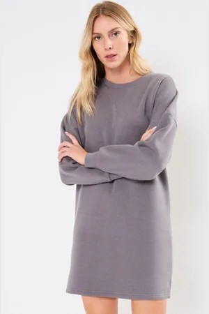 Noisy May NMALDEN L/S SHORT SWEAT DRESS JRS NOOS