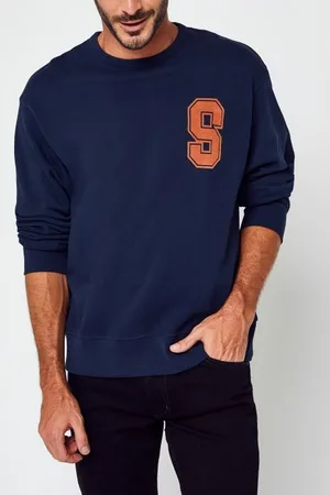 SELECTED Slhoversizepiagi Print Crew Neck Sweat W