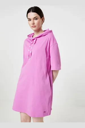 UGG W KASSEY HOODED T SHIRT DRESS