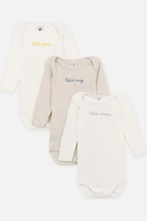 Petit Bateau 3 Bodies US ML A0BED00