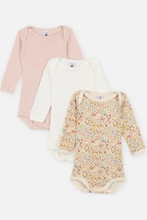Petit Bateau 3 Bodies US ML A0BRG00