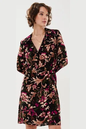 VILA Vimarasi V-Neck L/S Short Dress/Su