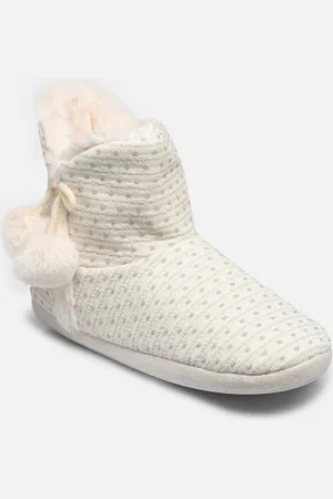 Sarenza Chaussons mouton paillettes