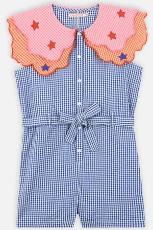Tiny Cottons Stars Vichy Jumpsuit