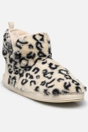 Sarenza Chaussons léopard femme