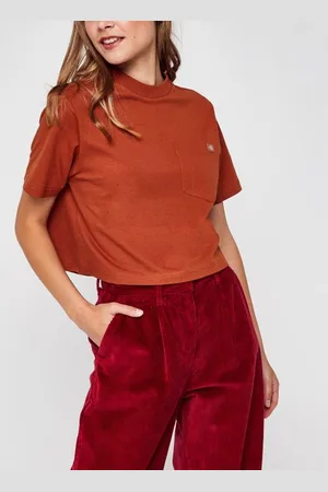 Dickies Ss Porterdale Crop W Gingerbread