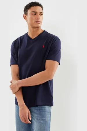 Ralph Lauren T-shirt classique en jersey à col en V 710708261