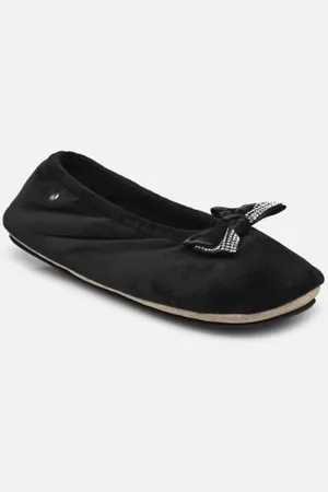 Isotoner Ballerine microvelours – nœud bijou