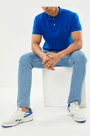 Ralph Lauren Polo coupe ajustée en piqué 710680784