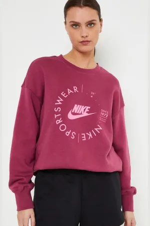 Nike W Nsw Phnx Flc Os Crew Prnt Su