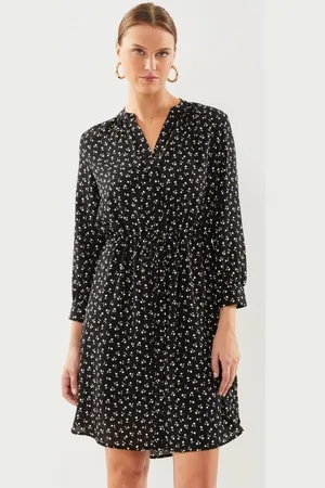 SELECTED Slfdamina 7/8 Aop Dress B Noos