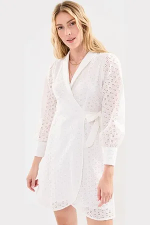 SELECTED Slfanelli Ls Short Wrap Dress B