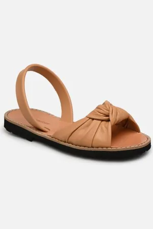 MINORQUINES Avarca Bahia Cuir Naturel