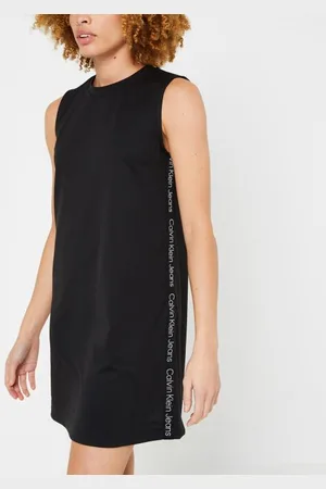 Calvin Klein Logo Tape Loose Mlano Dress