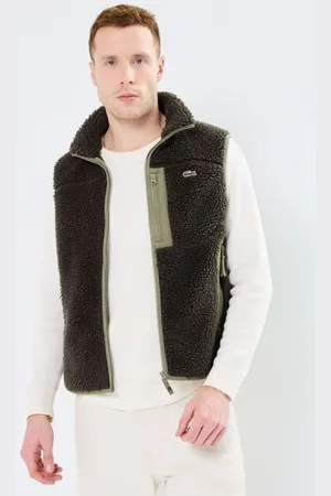 Lacoste Veste sans manche zippée en polaire