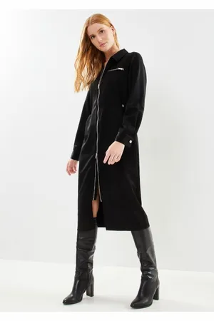 VILA Viherana L/S Mid Calf Shirt Dress/C26