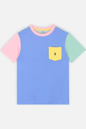 Ralph Lauren T-Shirt À Poche En Coton En Color-Block 322861435