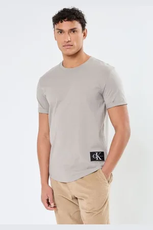 Calvin Klein Badge Round Hem Tee